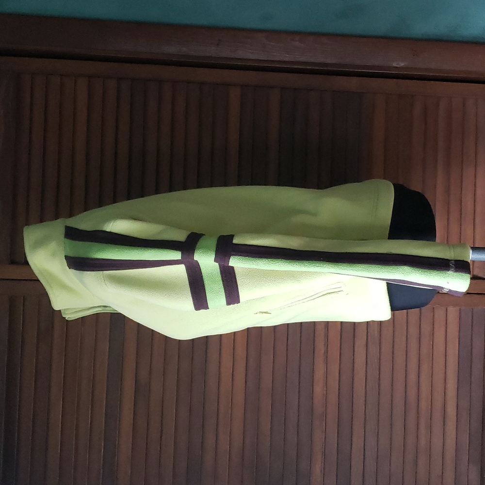 💥Host Pick❣💥 Columbia Lime Green Zippered Fleece Jacket Women's Size Medium - Picture 2 of 10